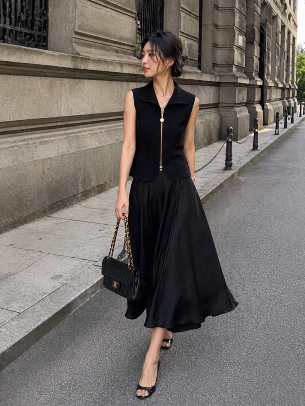 Vintage Japanese Style Sleeveless Vest